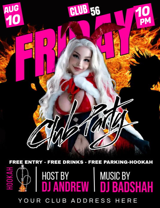 music party, Flyer (US Letter) template