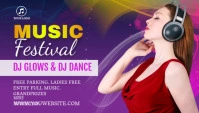 music party blog header post Blog-Kopfzeile template