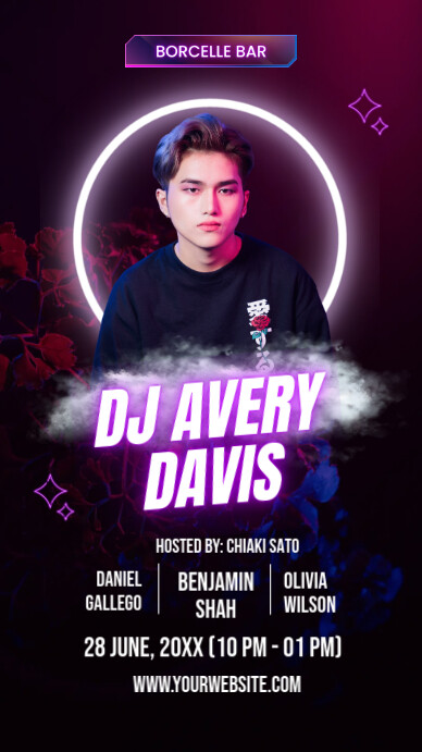Music Party Instagram 快拍 template