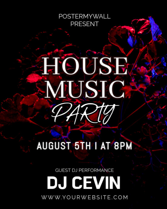 MUSIC PARTY Instagram Portrait template