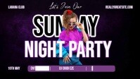Music Party  DJ Party  Night Party YouTube Thumbnail template