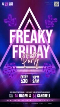 music party event festival video design template Indaba yaku-Instagram
