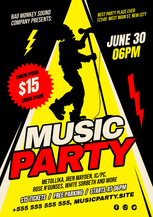 Copy of Music Party Poster | PosterMyWall