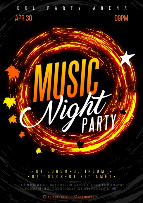 MUSIC PARTY POSTER Template | PosterMyWall