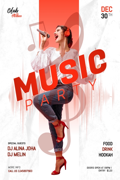 Music Party Poster Template | PosterMyWall