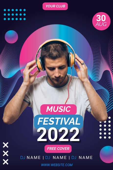 MUSIC PARTY POSTER TEMPLATE | PosterMyWall