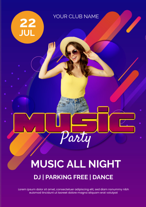 Music Party Poster Template | PosterMyWall