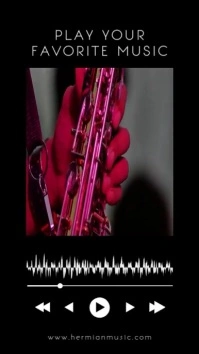 Music Playlist Instagram Video template