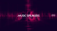 Music Speakers Youtube Channel Art Banner