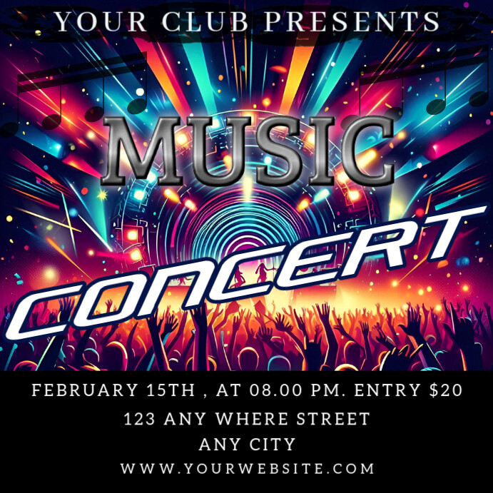 Music street consert Template | PosterMyWall