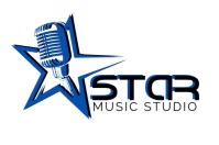 Music studio logo design Label template