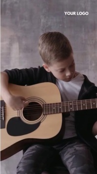 MUSIC VIDEO TEMPLATE Digitalt display (9:16)