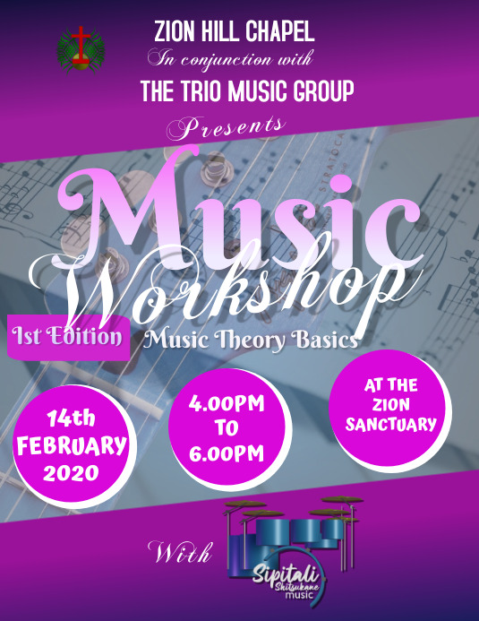 Music Workshop Template | PosterMyWall