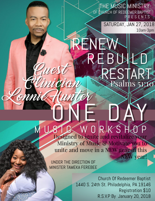 Music Workshop Template Postermywall