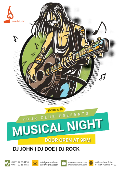 Copy of Musical Ads | PosterMyWall
