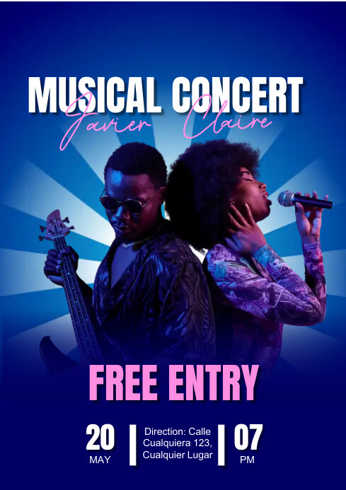 Concert Post Example Plantilla de MUSICAL CONCERT IG POST | PosterMyWall