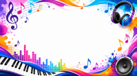Bianco Music Event Digitalt display Template