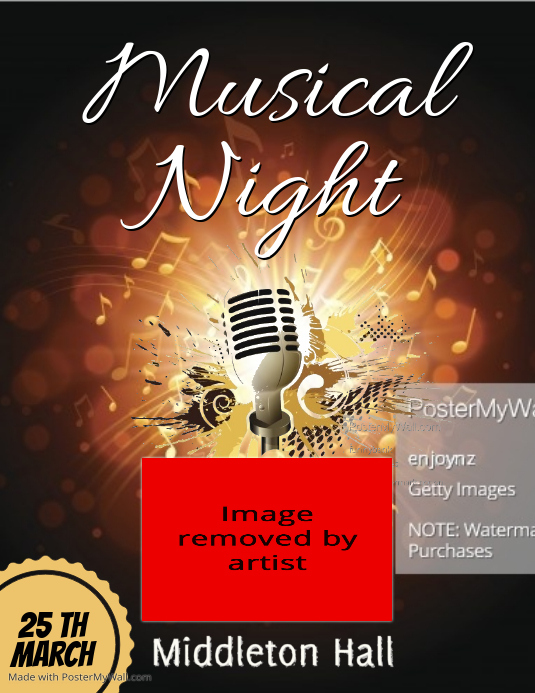 Musical Event Template | PosterMyWall