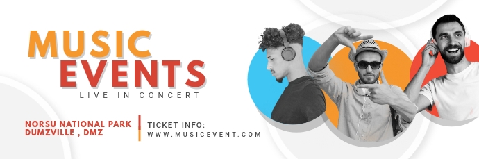 Musical Event Invitation Email Header Template Postermywall