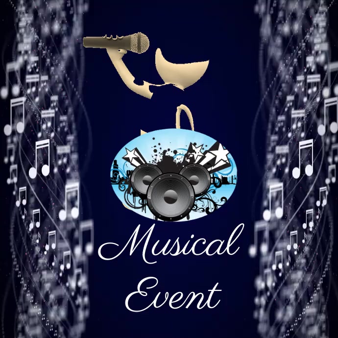 Copy of Musical event video tampelte | PosterMyWall