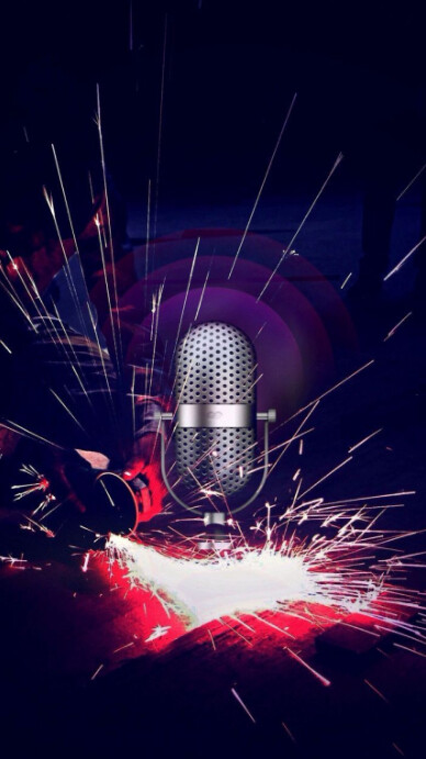 Musical gradient background design template Instagram 快拍