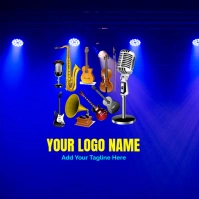 Musical Instrument, Guitar,musical Instruments, Logo template