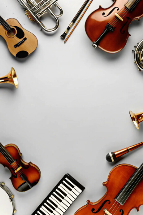 Plantilla de Musical Instrument Frame | PosterMyWall