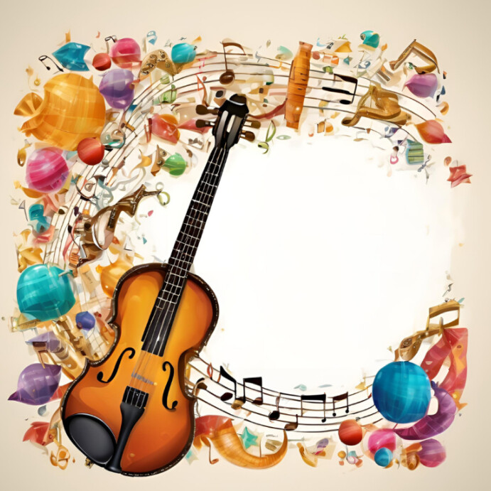 Copy of Musical instruments Banner Template | PosterMyWall