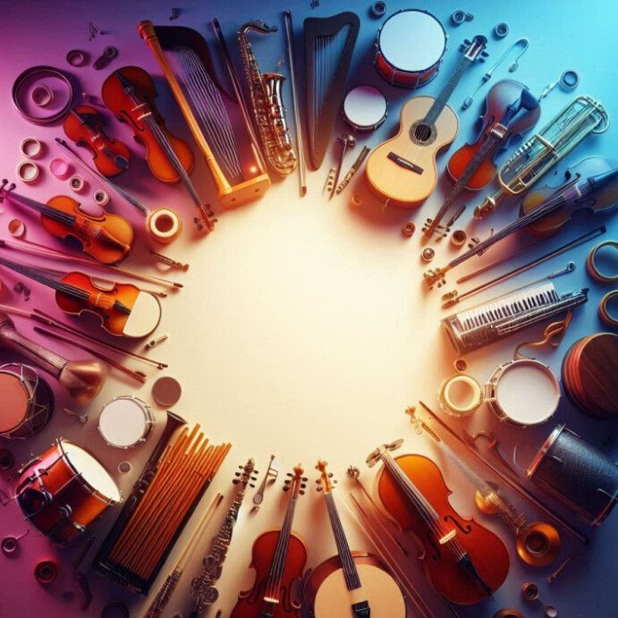 Copy of Musical Instruments Collection for Design | PosterMyWall