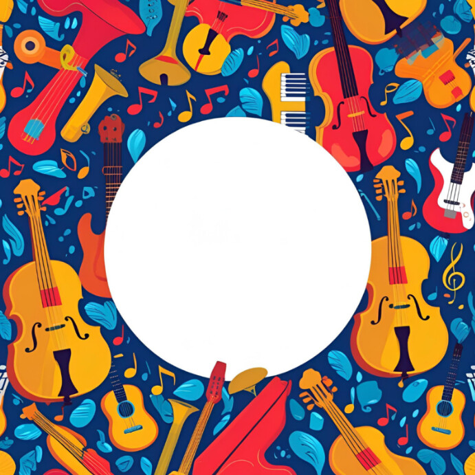 Copy of Musical Instruments Silhouettes | PosterMyWall