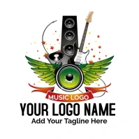 Musical Instruments Theme Music, Musical Instruments, Music  Logo Logotipo template