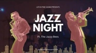 Musical jazz night template Pantalla Digital (16:9)