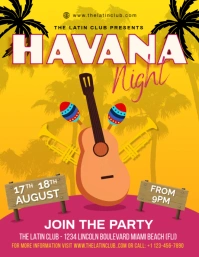 Musical Night Party Template 传单(美国信函)