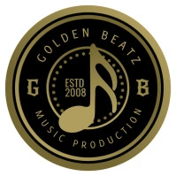 Musical Note Gold Transparent Logo โลโก้ template