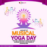 Musical Yoga Day Iphosti le-Instagram template