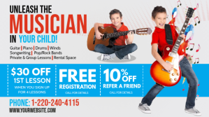 Musician Pos Twitter template