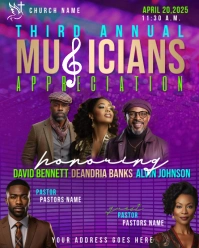 Musicians Appreciation Instagram Portrait template