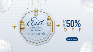 muslim eid Twitter Post template