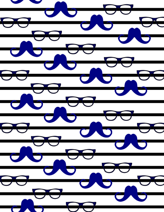 Copy of Mustache Sunglass Background | PosterMyWall