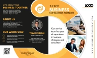 Mustard Bifold Business Brochure template