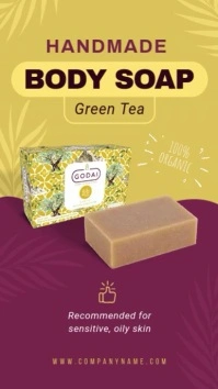 Mustard Organic Product Display Instagram Sto template