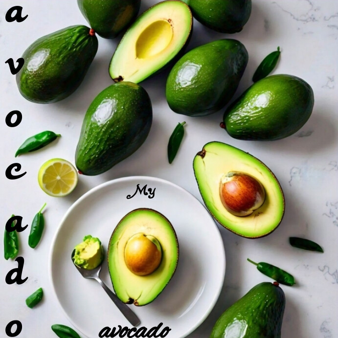 Avacado Posts My avocado Template | PosterMyWall