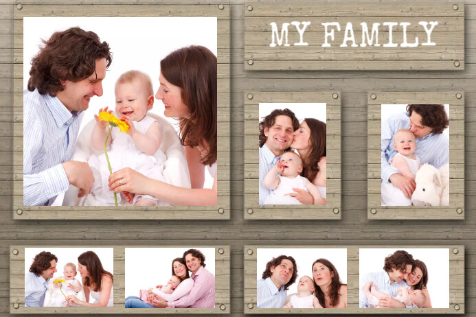 Copy of my family photos collage | PosterMyWall