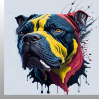 My God paint Instagram Post template