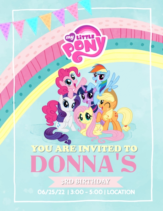 Copy of My Little Pony | PosterMyWall