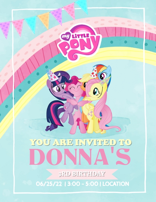 Copy of My Little Pony | PosterMyWall