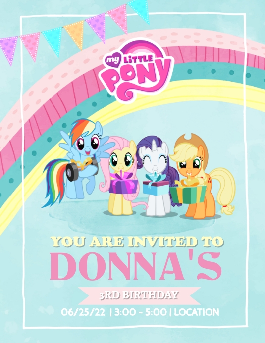 Copy of My Little Pony | PosterMyWall