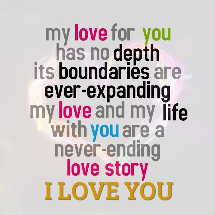My Love Template