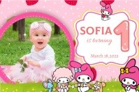 My Melody Ref Magnet Poster template