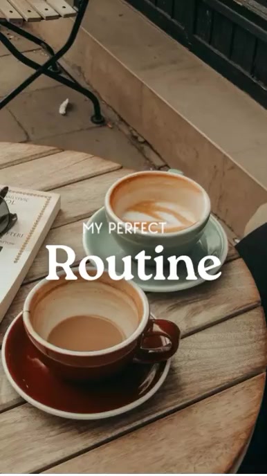 My Perfect Routine Short do YouTube template